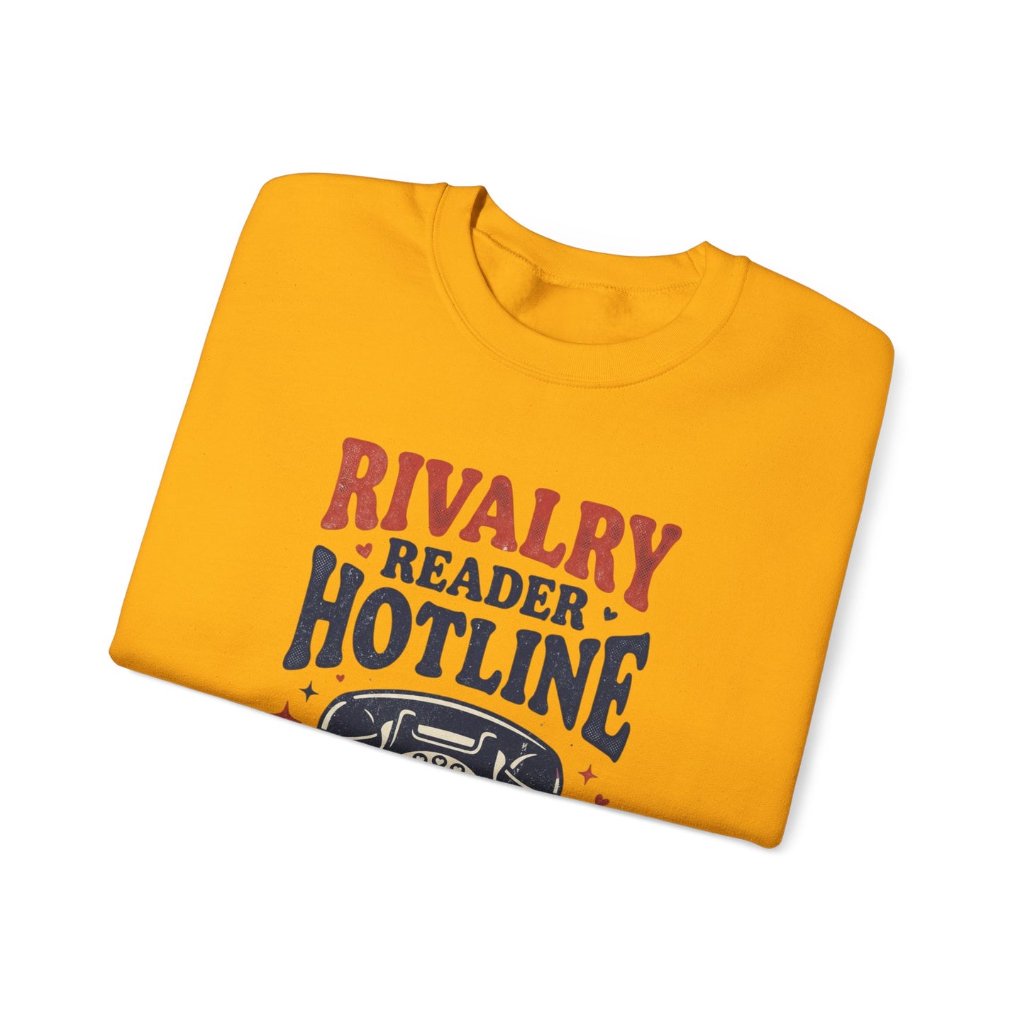 Rivalry Reader Hotline Sweatshirt, Hockey Romance Booktok Crewneck, Sports Romance Reader Pullover