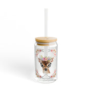 Geeky Goddess Deer Sipper Glass