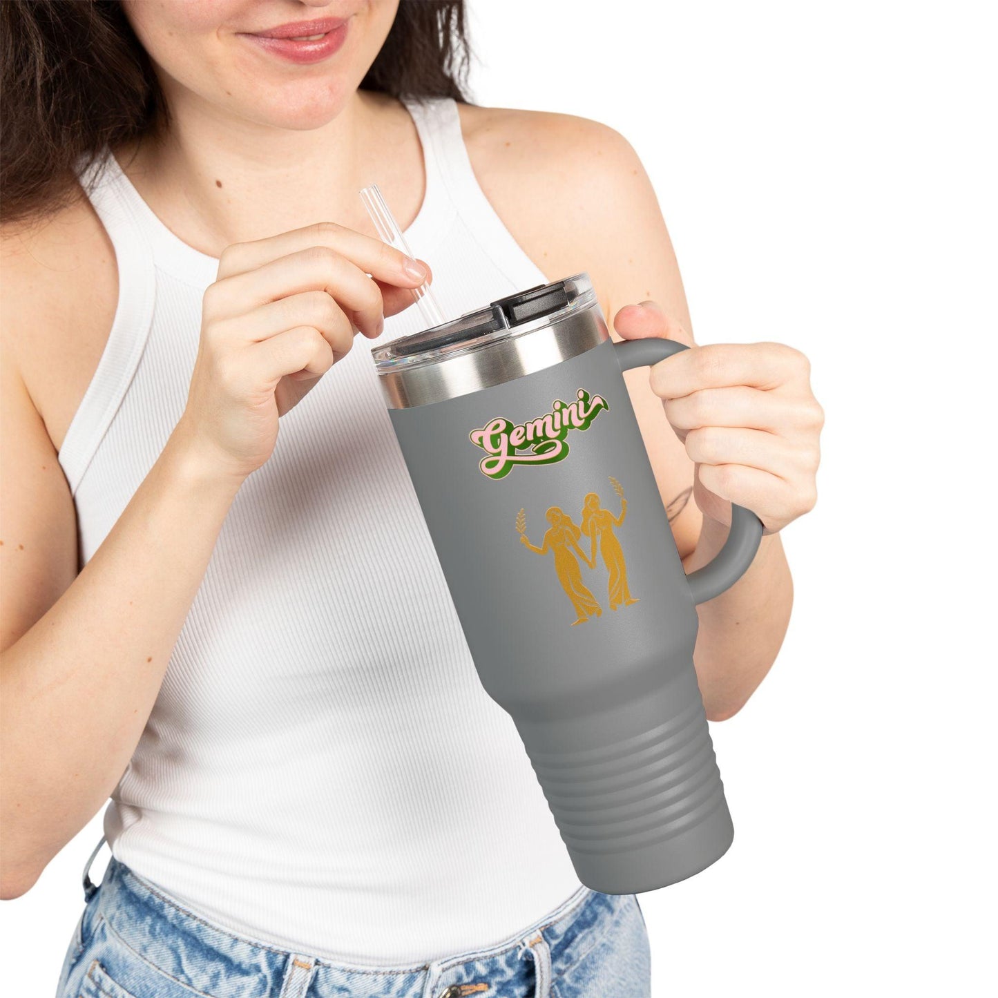 'Gemini' Zodiac Insulated Travel Mug, 40oz