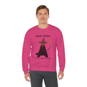 'Witch, Please. Too Much Magical To Handle' Wizard Unisex Crewneck Sweatshirt