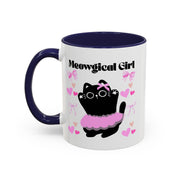 'Meowgical Girl' Accent Coffee Mug