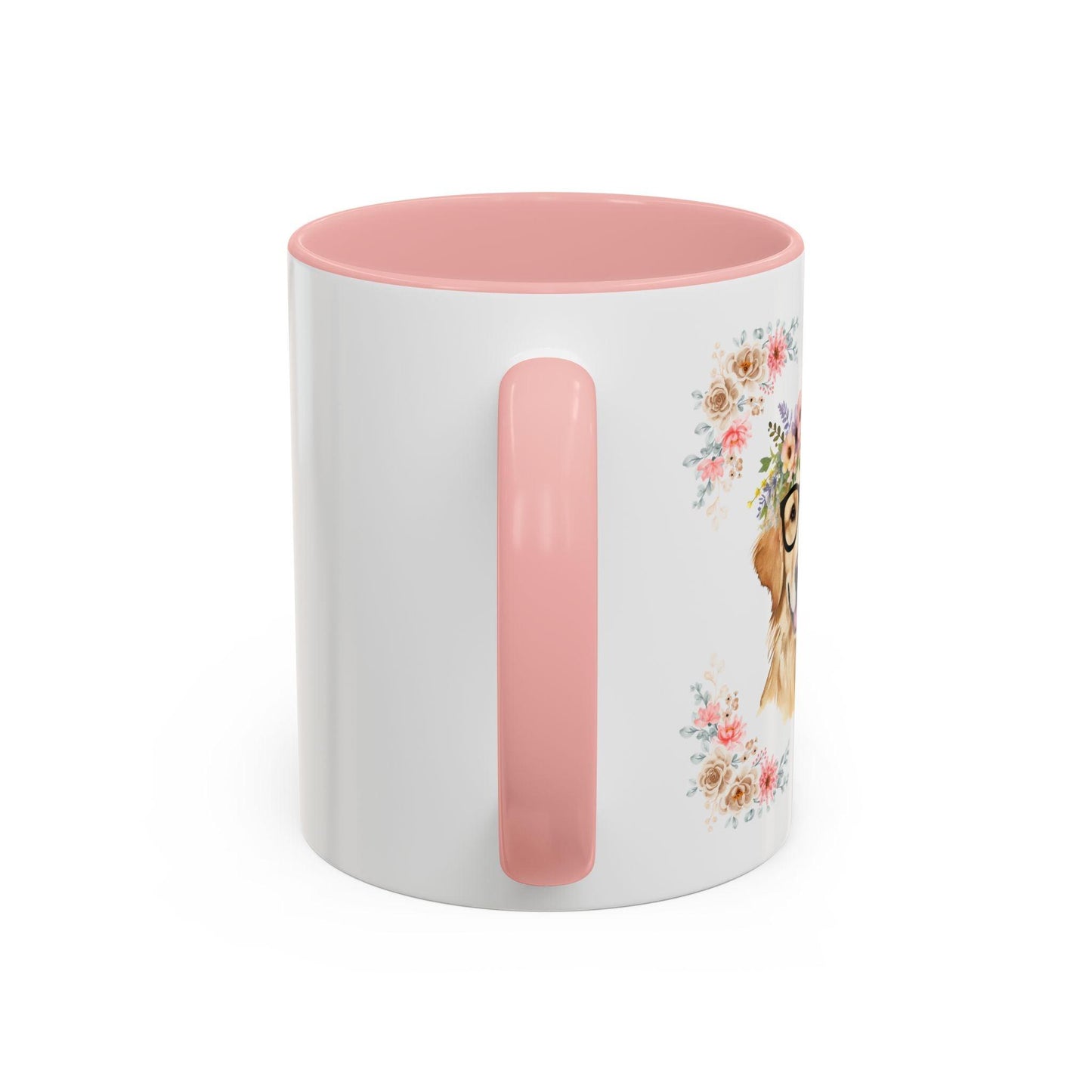 Geeky Goddess Golden Retriever Accent Coffee Mug