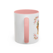 Geeky Goddess Golden Retriever Accent Coffee Mug