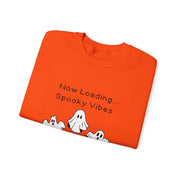 'Now Loading..Spooky Vibes' Unisex Crewneck Sweatshirt