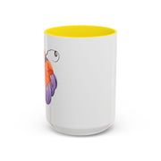 Purple Pumpkin Wrapped In A Bow Accent Coffee Mug