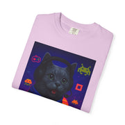 Game On Dark Gray Cat T-shirt