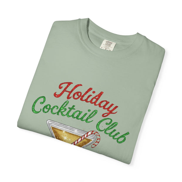 Holiday Cocktail Club T-Shirt | Let's Get Jolly Christmas Tee