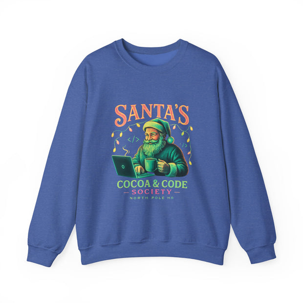 Santa's Cocoa & Code Society Crewneck Sweatshirt, Unisex Holiday Sweatshirt, Christmas Gift Sweatshirt, Cozy Winter Apparel, Festive [...]