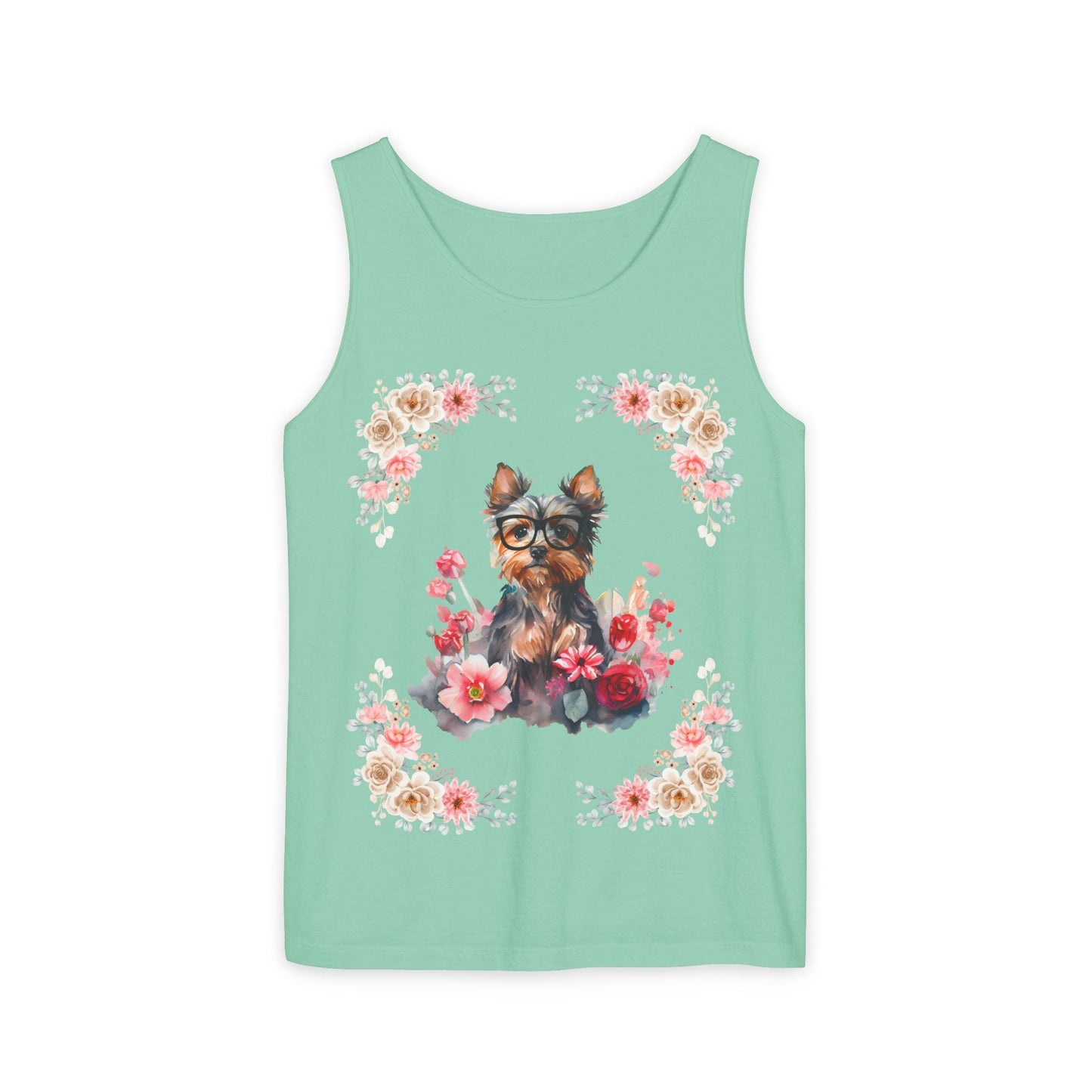 Geeky Goddess Yorkie Unisex Tank Top