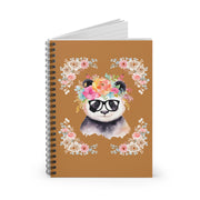 Geeky Goddess Panda Spiral Notebook