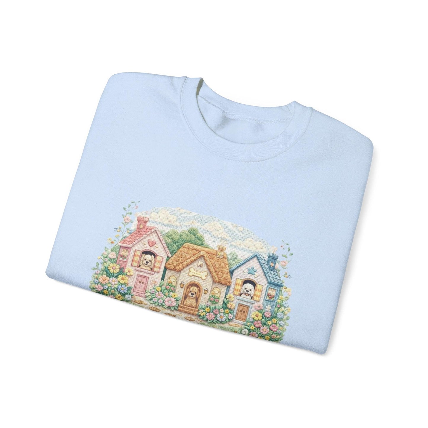 Cottagecore Sweatshirt, Floral Garden Cottage Crewneck, Cozy Vintage Pastel House Shirt