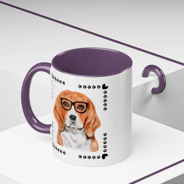 Geeky Good Beagle Accent Coffee Mug