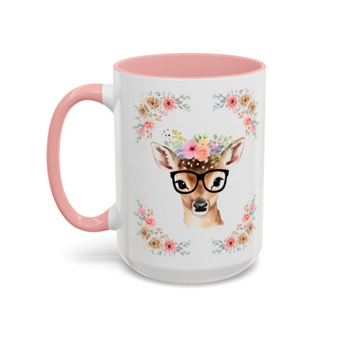 Geeky Goddess Deer Accent Coffee Mug