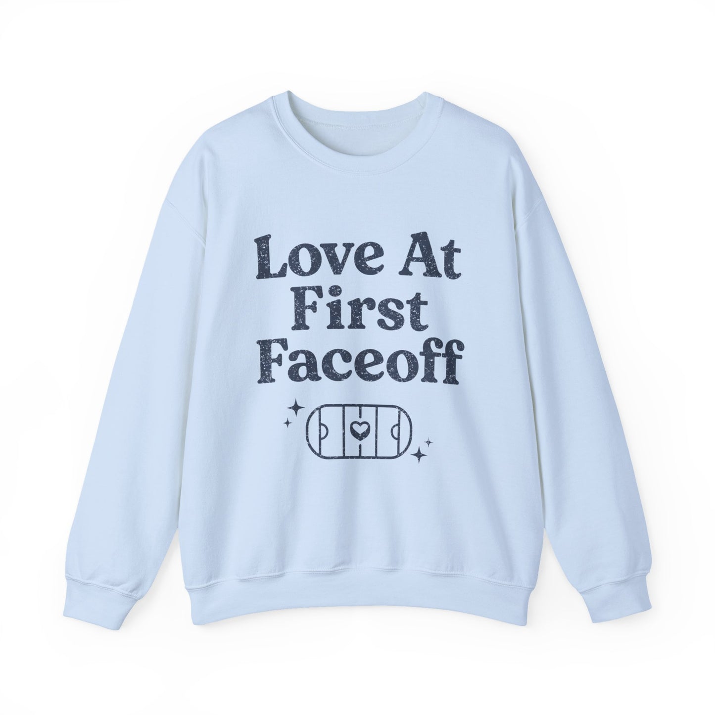 Love At First Faceoff Sweatshirt, Hockey Romance Booktok Crewneck, Sports Romance Reader Pullover