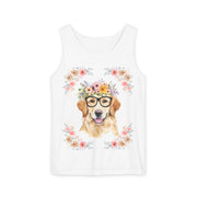 Geeky Goddess Golden Retriever Unisex Tank Top