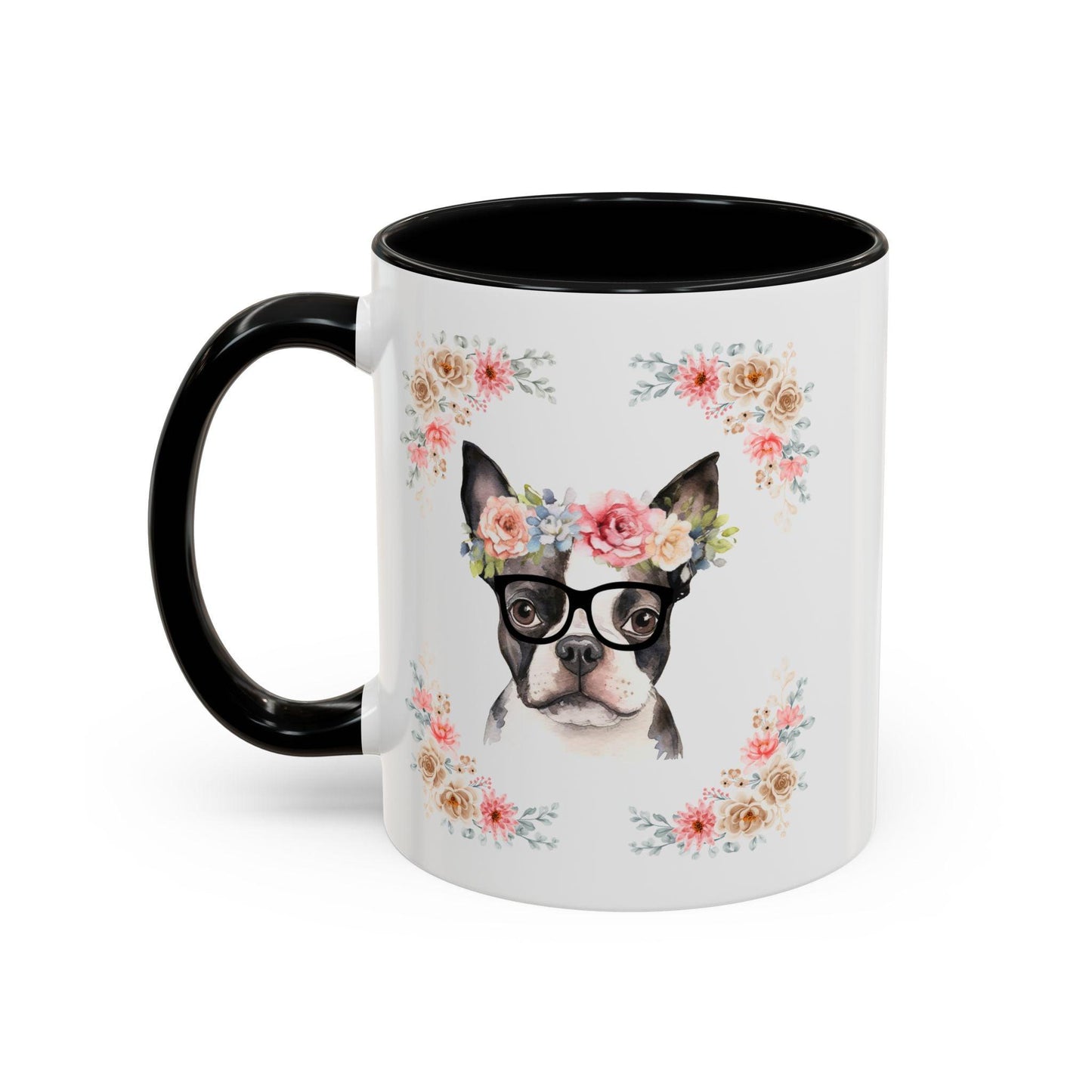 Geeky Goddess French Bulldog Accent Coffee Mug