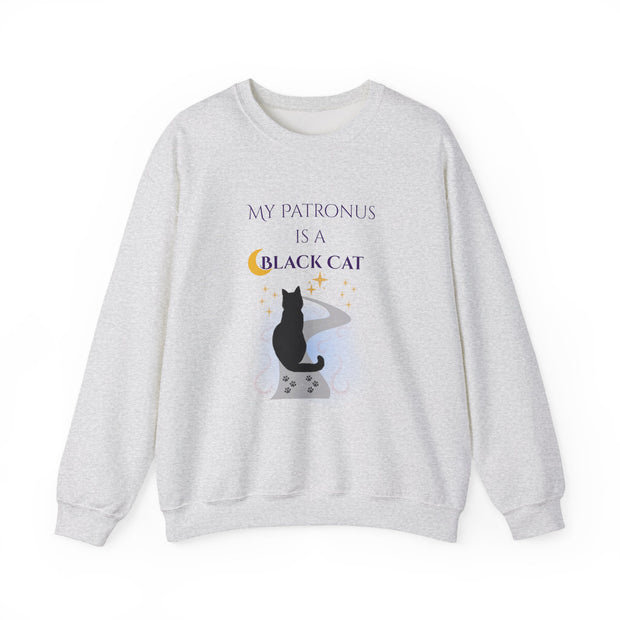 'My Patronus Is A Black Cat' Unisex Crewneck Sweatshirt