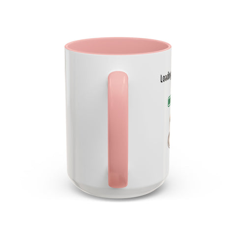 'Loading...Caffeine Boost' Accent Coffee Mug