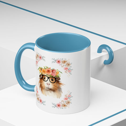 Geeky Goddess Guinea Pig Accent Coffee Mug