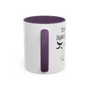 'You and Me Against The World' Accent Coffee Mug