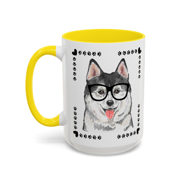 Geeky Good Siberian Husky Accent Coffee Mug
