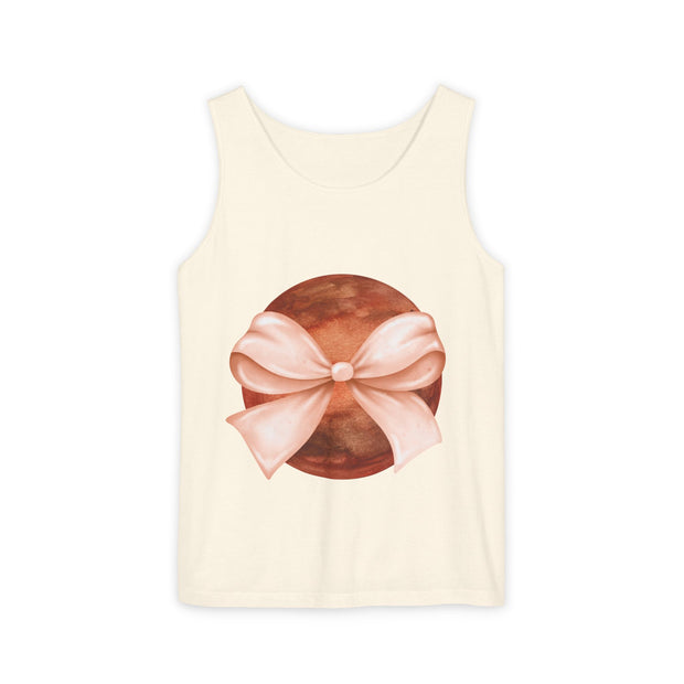 Mars Wrapped In Bow Unisex Tank Top