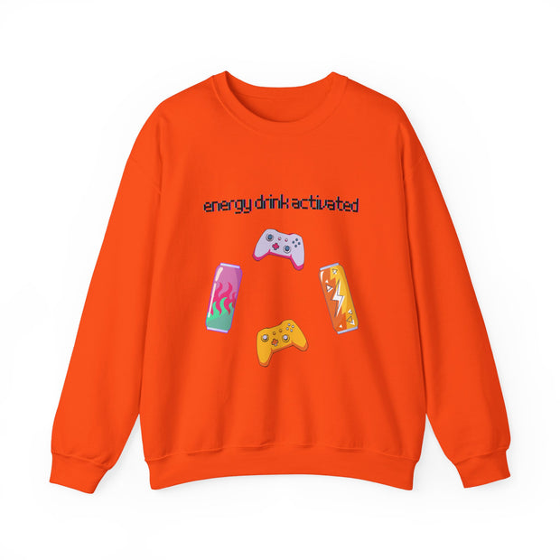 'Energy Drink Activated' Unisex Crewneck Sweatshirt