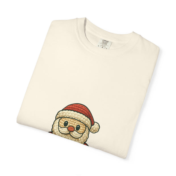 Festive Santa Gaming T-Shirt, Unisex Holiday Tee, Funny Christmas Shirt, Gamer Gift, Cute Santa Design