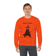 'Witch, Please. Too Much Magical To Handle' Wizard Unisex Crewneck Sweatshirt
