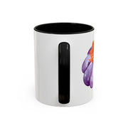 Purple Pumpkin Wrapped In A Bow Accent Coffee Mug
