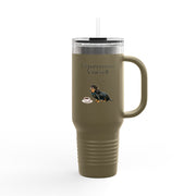 'Espawresso Yourself' Dachshund Insulated Travel Mug, 40oz
