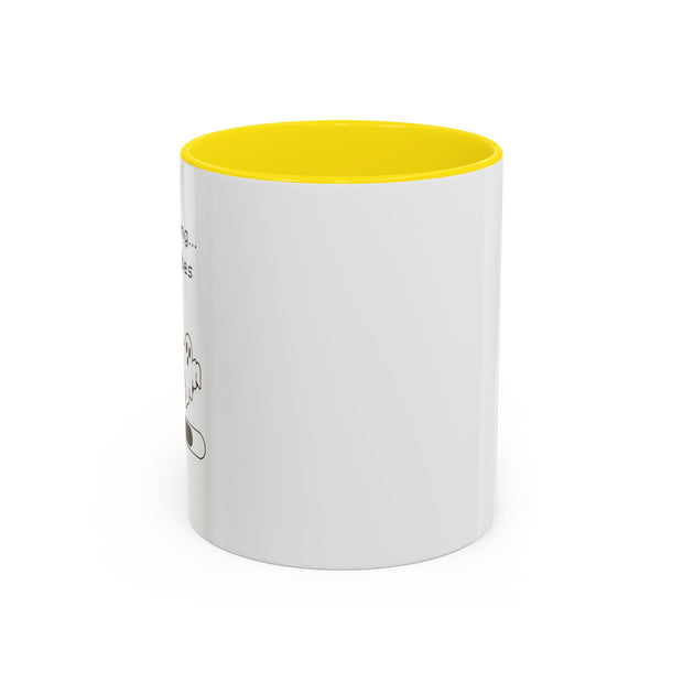 'Now Loading...Spooky Vibes' Accent Coffee Mug