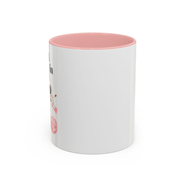 'I Am A Woman In STEM' Astronaut Accent Coffee Mug