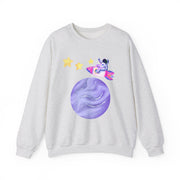 Astronaut Taking Off In Space Unisex Crewneck Sweatshirt