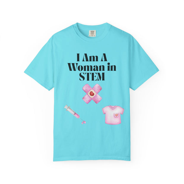 'I Am A Woman in STEM' Nurse Unisex T-Shirt