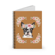 Geeky Goddess French Bulldog Spiral Notebook