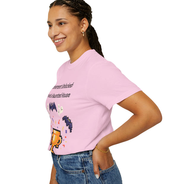'Achievement Unlocked Haunted House' Unisex T-Shirt