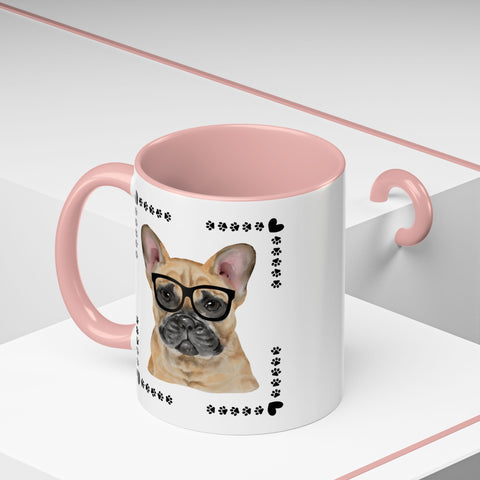 Geeky Good Pug Accent Coffee Mug