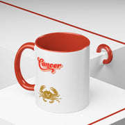 'Cancer' Zodiac Accent Coffee Mug
