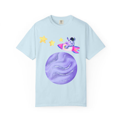 Astronaut Taking Off In Space Unisex T-Shirt