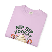 'Sip Sip Hooray' Holiday Unisex T-shirt