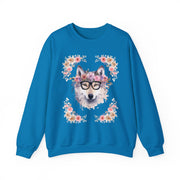 Geeky Goddess Wolf Unisex Crewneck Sweatshirt