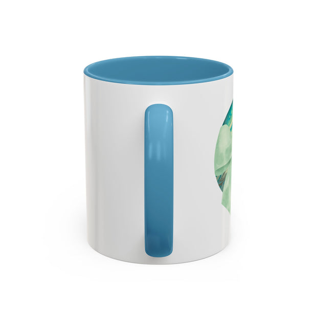 Green Planet Wrapped In A Bow Accent Coffee Mug