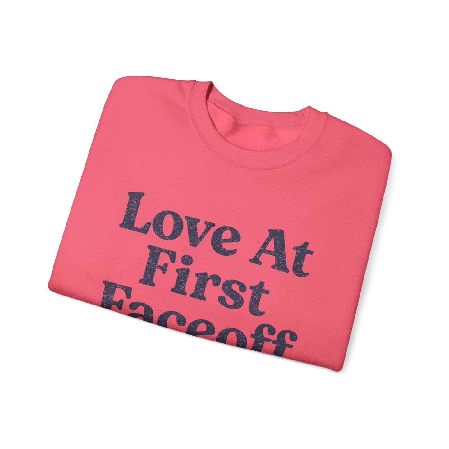 Love At First Faceoff Sweatshirt, Hockey Romance Booktok Crewneck, Sports Romance Reader Pullover