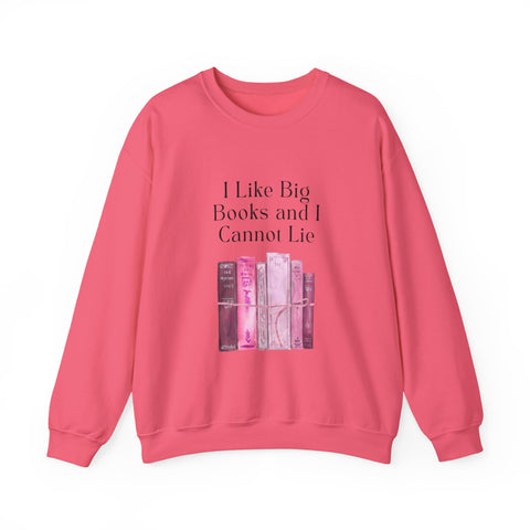 'I Like Big Books and I Cannot Lie' Unisex Crewneck Sweatshirt