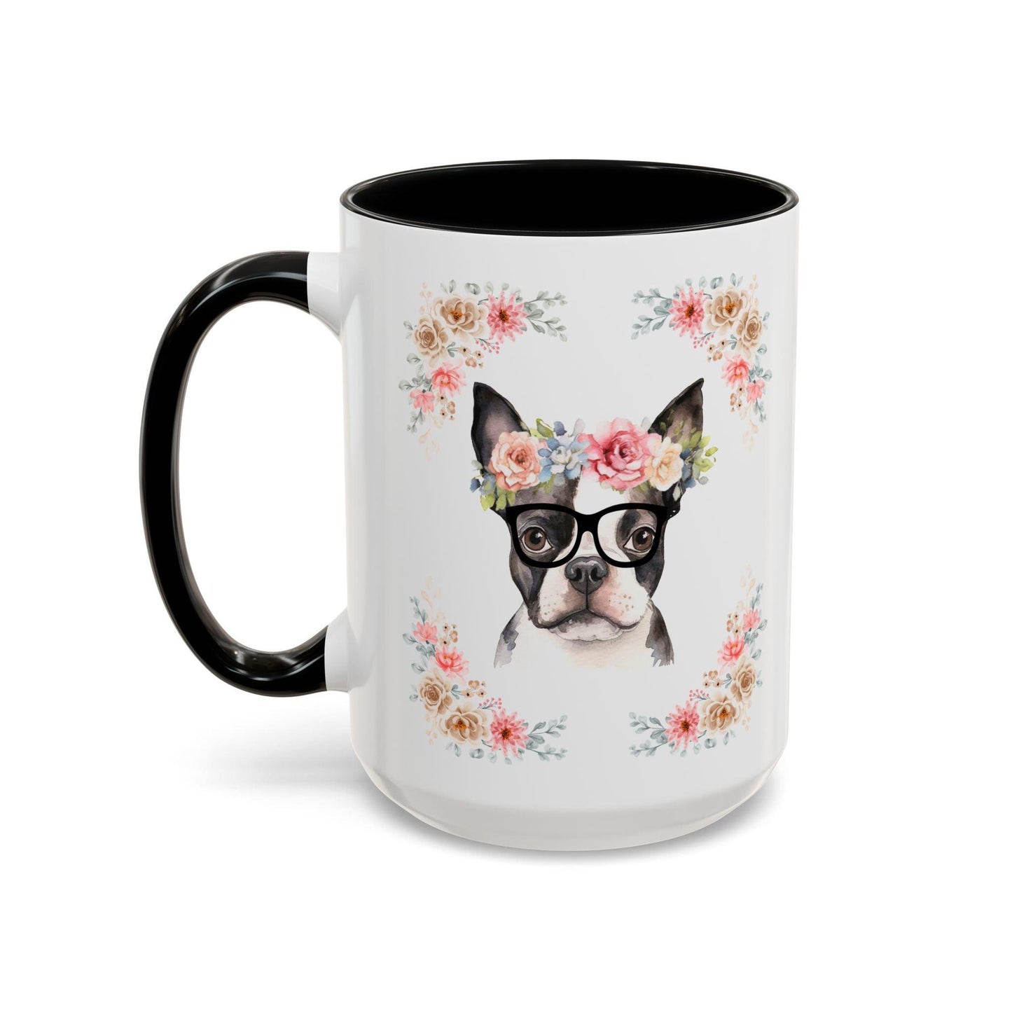 Geeky Goddess French Bulldog Accent Coffee Mug