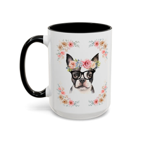 Geeky Goddess French Bulldog Accent Coffee Mug