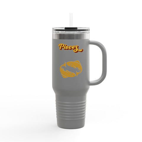 'Pisces' Insulated Travel Mug, 40oz