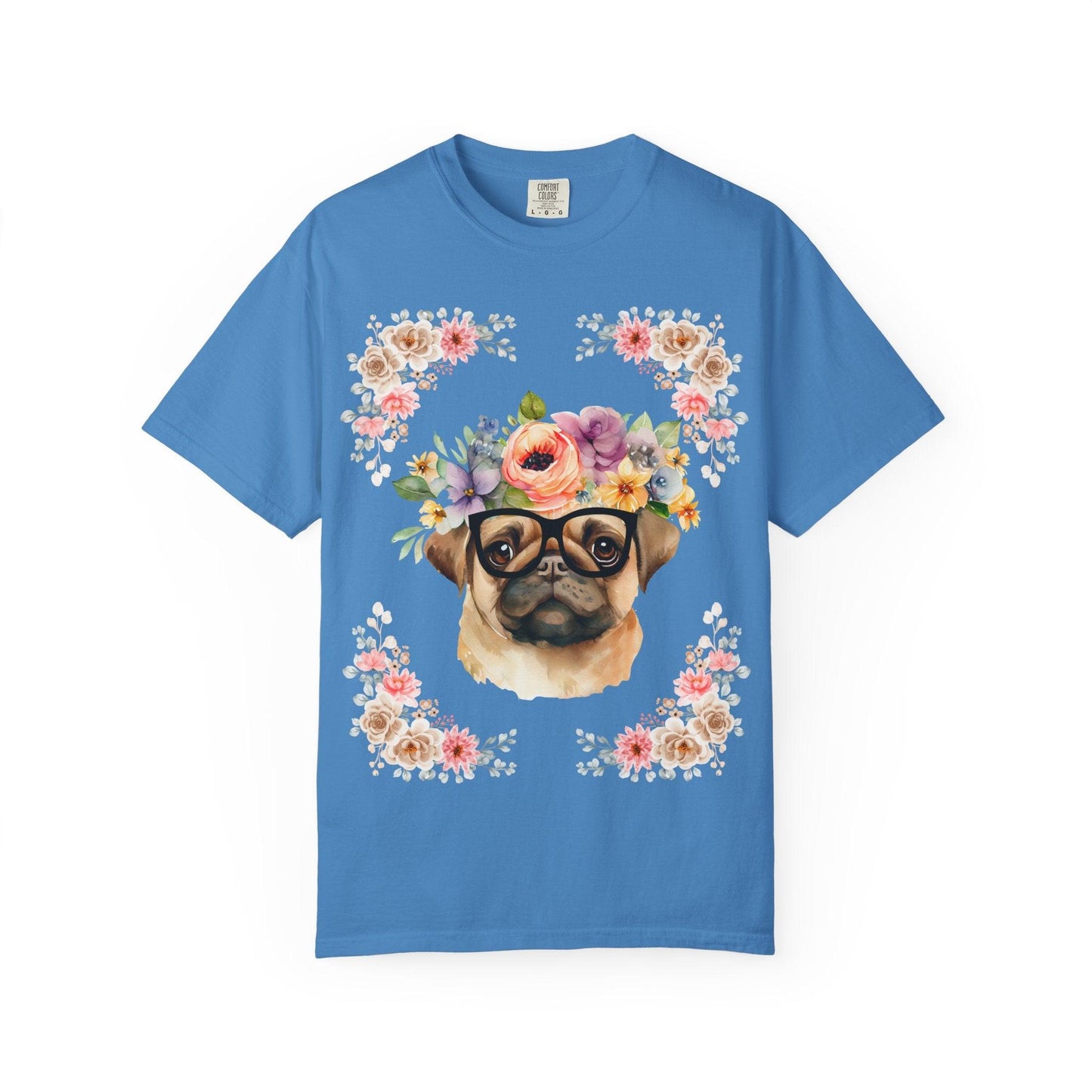 Geeky Goddess Pug Unisex T-Shirt
