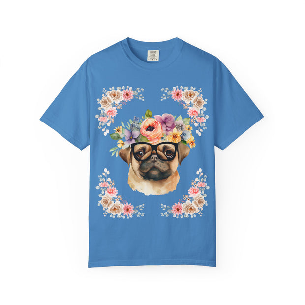 Geeky Goddess Pug Unisex T-Shirt